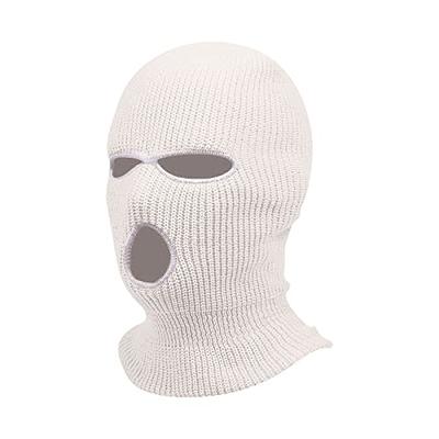 CMIT 3 Holes Knitted Full Face Cover Ski Neck Gaiter, Winter Warm