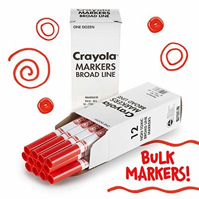 Crayola Fine Line Markers Bulk, School Supplies for Kids, 12 Marker