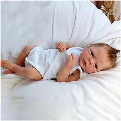 Lifelike Reborn Baby Dolls Boy 17-Inch Soft Body Realistic-Newborn Full  Body Vinyl Real Life Baby Dolls for Kids Age 3 4 5 6 7 +