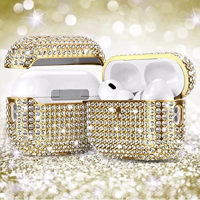 VISOOM Airpods Pro 2nd Generation Case - Airpods Pro 2 Bling Cases Cover  with Lanyard Women 2022 Crystal TPU Hard Protective iPod Pro 2 Wireless