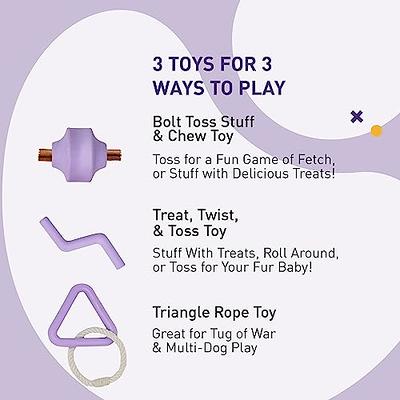 Wolf Spring 3 Toy Set - Dog Chew Toys for Chewers - Pet-Safe Rubber Dog Toys  for Chewers & Teething Pups- Mental Stimulation, Separation Anxiety Relief,  & Active Play - Yahoo Shopping