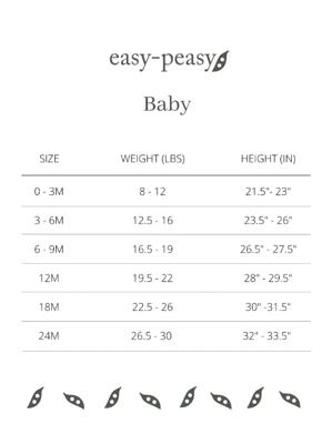 easy-peasy Baby Hoodie and Jogger Pants Outfit Set, 2-Piece, Sizes