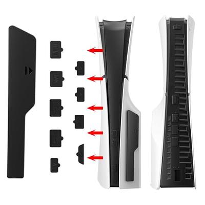 8Pcs Dustproof Plug For PS5 Slim Console Silicone Dust Protector