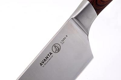 Messermeister Avanta 10-Piece Pakkawood Knife Block Set - German X50  Stainless Steel - Includes 4 Speciality Knives, Heavy-Weight Fork, 4 Steak  Knives & Magnetic Knife Block - Yahoo Shopping