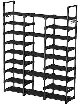 Tribesigns Upgraded 10 Tiers Shoe Rack, Large Capacity Shoe Shelf, Tall  Shoe Organizer for 50 Pairs, Space Saving Shoe Storage