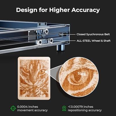 xTool D1 Pro Laser Engraver, 20W Output Laser Cutter DIY Laser Engraving  Machine, 120W Laser Cutter and Engraver Machine, Laser Engraver for Wood  and