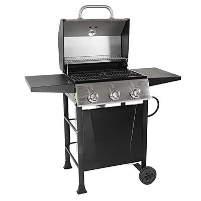 GLOWYE Portable Outdoor Grill Carts Double-Shelf Multifunctional