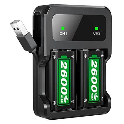 Ukor Fast Charging 2600mAh Rechargeable Battery Pack with Charger