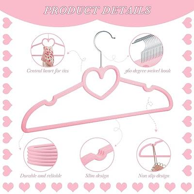 Utopia Home Premium Velvet Hangers 100 Pack - Non-Slip Clothes Hangers -  Pink Hangers - Suit Hangers with 360 Degree Rotatable Hook - Heavy Duty  Coat Hangers