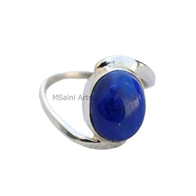 925 Solid Sterling Silver Blue Lapis Lazuli Ring-5 US g575 | eBay