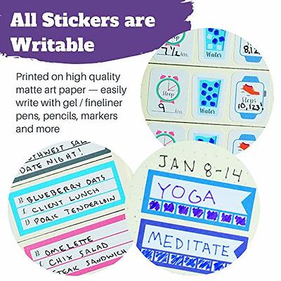  Water Tracking Stickers, Water Intake Tracking, Health and  Wellness Stickers, Water Intake Habit Trackers, Calendar stickers for  adults, calendar reminder stickers, calendar stickers, planner : Handmade  Products