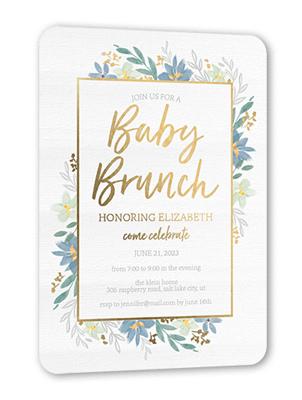 Chriz.Z Invitation Cards - 50-Count 4 x 6 Black Invitation Cards ‘’You Are Invited’’ in Gold Foil with 52 Gold Confetti Foil Kraft Envelopes – for