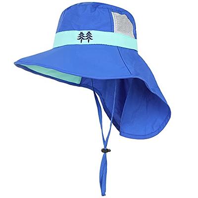 Kids UV Sun Hat with Ponytail Hole UPF 50 Bucket Cap for Girls Summer Beach  ＆ Fishing (M:5-12T(Head circumferences 20.6-21.8), Purple) - Yahoo  Shopping