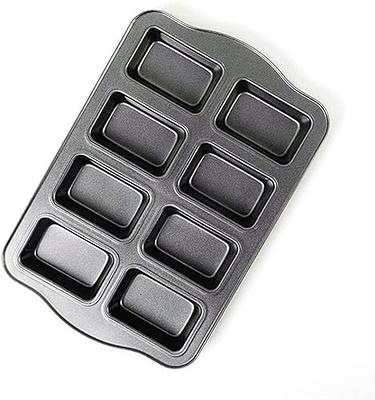 Hemoton 8 Pcs Cake Pan Pastry Baking Mold Silicone Loaf Pans Rubber Cake  Mold Non-stick Molds Silicone Bake Pan Silicone Brownie Pan Cheesecake  Baking