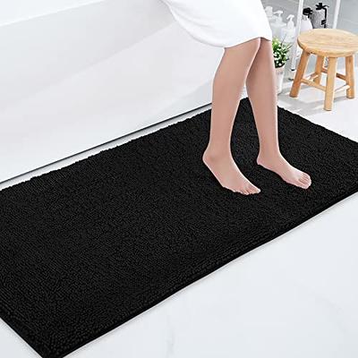 OLANLY Luxury Bathroom Rug Mat 70x24, Extra Soft and Absorbent Microfiber  Bath Rugs, Non-Slip Plush Shaggy Bath Carpet Runner, Machine Wash Dry, Bath