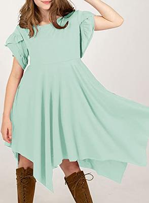 tween high low dresses