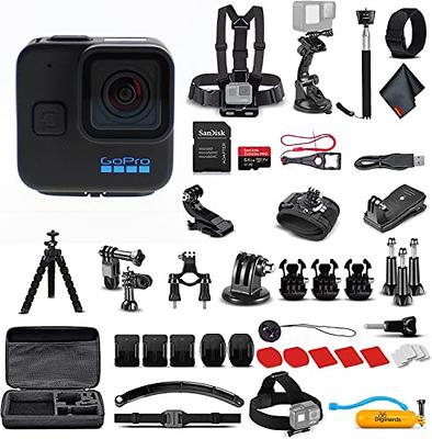 GoPro HERO12 (HERO 12) Black - Waterproof Action Camera + 64GB Card, 50  Piece Accessory Kit and 2 Extra Batteries