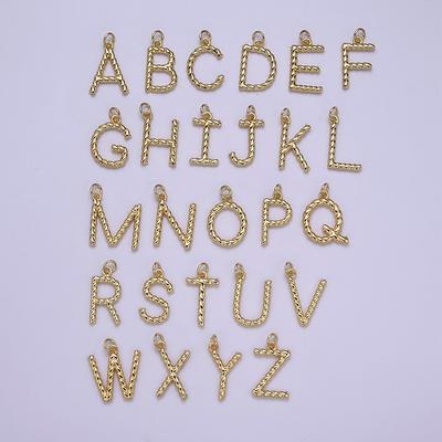 Mini Alphabet Letter Charm