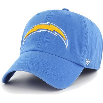 Men's New Era Powder Blue Los Angeles Chargers Lips 59FIFTY Fitted Hat