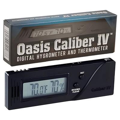 Cigar Oasis Caliber IV Slim Digital Hygrometer