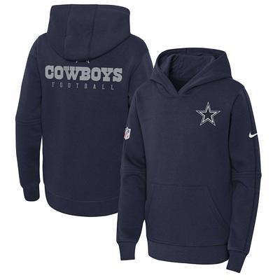 Men's Nike Navy Dallas Cowboys Sideline Club Fleece Pullover Hoodie