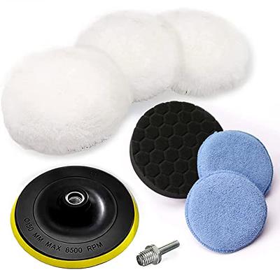 BOKA 6 Inch Buffing Pads, 8 PCS Polishing Pad Attachment for Drill