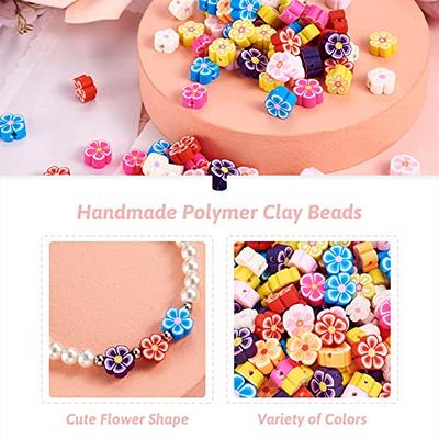  2000pcs Red Clay Beads For Bracelets Making, Flat Round  Polymer Clay Beads 6mm Spacer Heishi Beads For Jewelry Making Earring  Bracelets Necklace