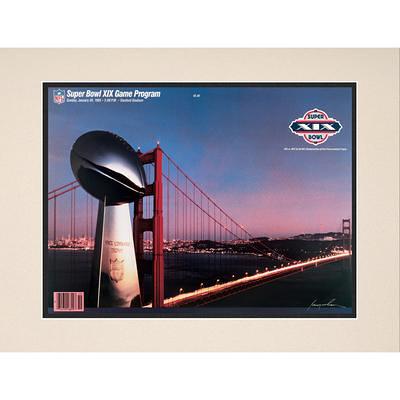 2006 Steelers Vs Seahawks 10.5 x 14 Matted Super Bowl XL Program