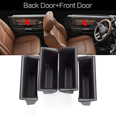 4pcs For Audi Q4 E-tron Front Rear Door Storage Box Handle Armrest  Container Car Interior Accessories