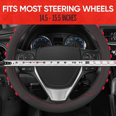 JINGSEN 11 Pcs Bling Car Accessories Set,Bling Car Accessories Set for  Women, Bling Steering Wheel Cover for Women Universal Fit 15 Inch,  Rhinestone