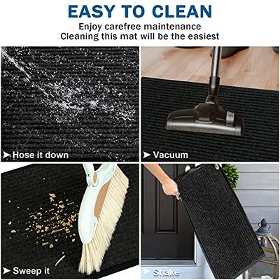  BeneathYourFeet Door Mat (30x17.5,Black), Durable