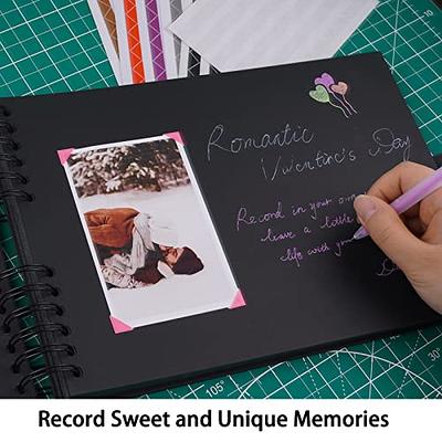 Scrapbook Photo Album 100 Pages(8x8inch) Small Blank Memory Book