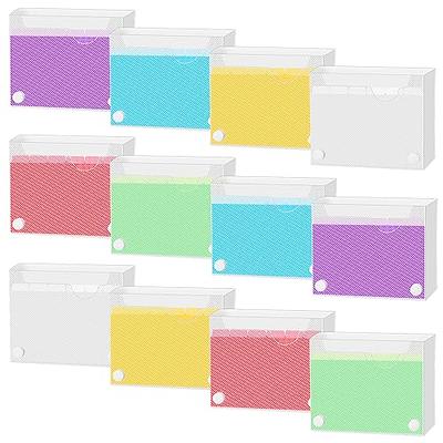 6 Pcs Index Card Binder with Dividers, 50 Pages 2 Dividers Index Card  Holder 6 Colors Index Cards Binder Index Card Organizer Colored Note Cards  for