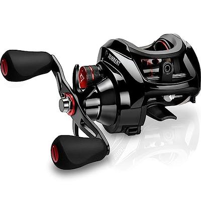 Sougayilang Baitcasting Reel,7.0:1 Gear Ratio Super Smooth Power, 9 + 1 Shielded Ball Bearings Anti-Corrosion Fishing Reel(Right), Other