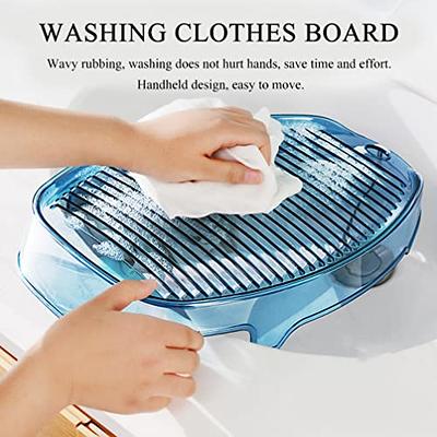 Cabilock Washboard pp Small for Travel Clothing Cleaning Tool Board for  Hand Washing Clothes Laundry Portable wash Board Washing Board Mini Board