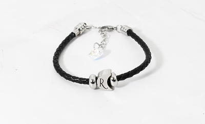 Pandora Double Black Leather Bracelet