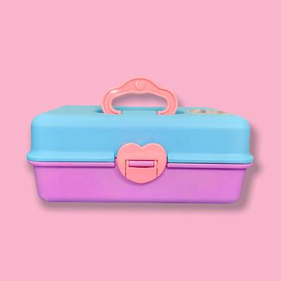 Vintage 90s Pink Caboodles Makeup Case. 