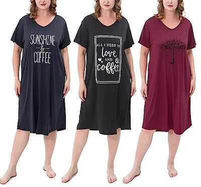 Women's Short Sleeve Nightgown | Shadowline Lingerie