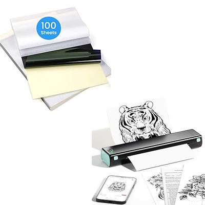 Sunnyscopa Printable Temporary Tattoo Paper for INKJET printer - US LETTER  SIZE 8.5X11 10 SHEETS - DIY Personalized Image Transfer Sheet for skin -  Custom Waterslide Decal Stencil Henna 10 Count (Pack of 1) Inkjet Tattoo