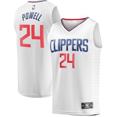 Men's New Era Blue LA Clippers 2021/22 City Edition Brushed Jersey T-Shirt