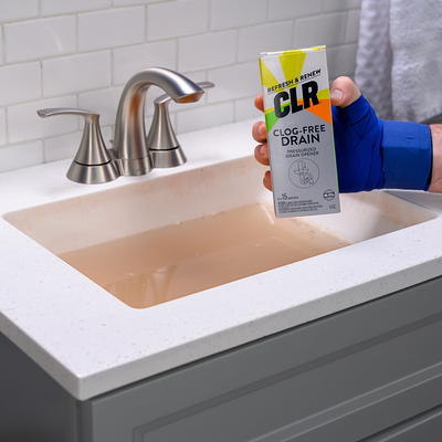 CLR Clog-Free Drain  Clears the Toughest Drain Clogs Instantly