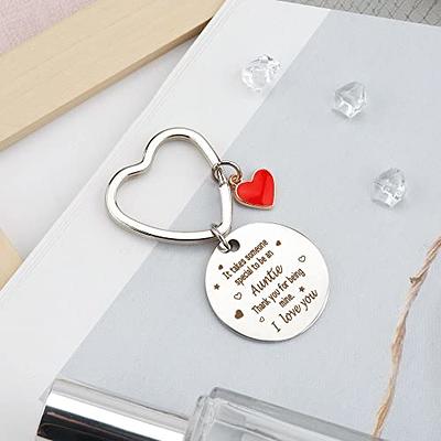 Aunt Gift Auntie Keychain Gift for Special Aunt Aunty Birthday Gift from  Nephew Niece If Aunts were Boogers We'd Pick You First - AliExpress