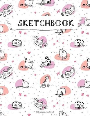 Just a Kawaii Girl Who Loves Anime Sketchbook: 120 Blank Pages for Drawing,  and Practice How