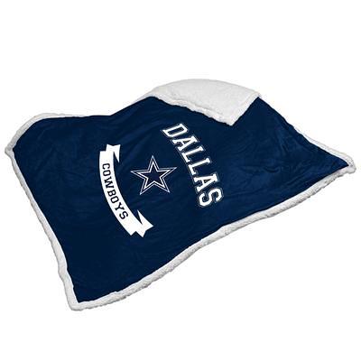 Dallas Cowboys 60'' x 70'' Cable Knit Sherpa Stripe Plush Blanket