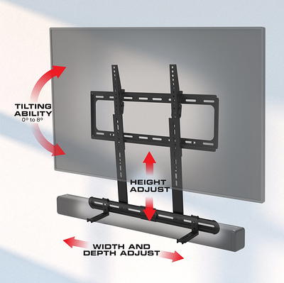 Monster Tilt Motion Wall Mount For 32-70” TVs and Adjustable Soundbar Mount  - Yahoo Shopping