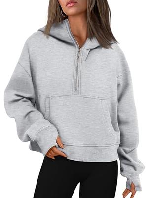 Womens Long Sleeve Hoodie Colorblock Cropped Cropped Hoodie Casual Fashion  Sports Hoodie Cotton Blend Pocket Hoodies Women 