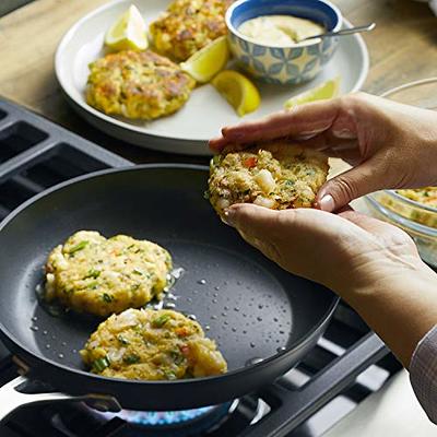 KitchenAid Hard-Anodized Induction Nonstick Frying Pan with Lid,  12.25-Inch, Matte Black