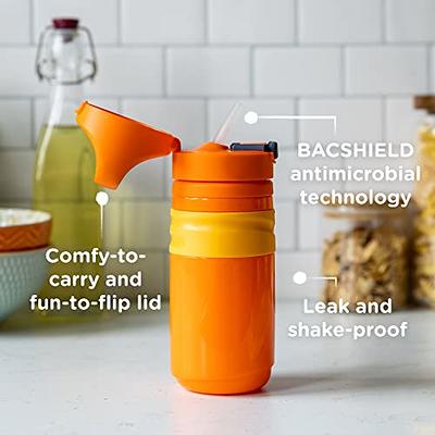 Straw Insulated Sippy Cup for Toddlers, Bacshield Antimicrobial
