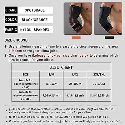 SPOTBRACE Long Leg Compression Sleeves For Men (2 PACK) Full Leg