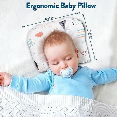 Portable Baby Bed Pillow Ergonomic Lounger Nest Infant Travel Bed